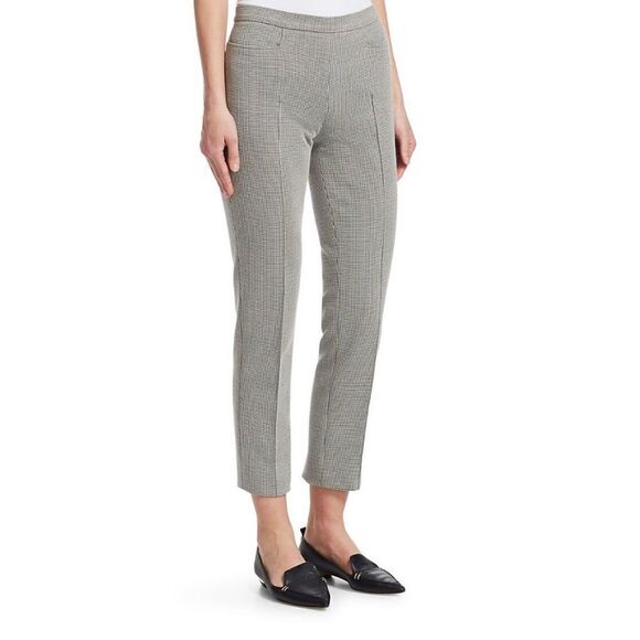 Akris punto Franca Houndstooth Cropped Trousers Black Cream Women’s Size 6 / S - Picture 4 of 16